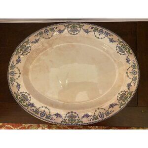 Vintage Diadem Furnival 15" Long Ironstone Platter